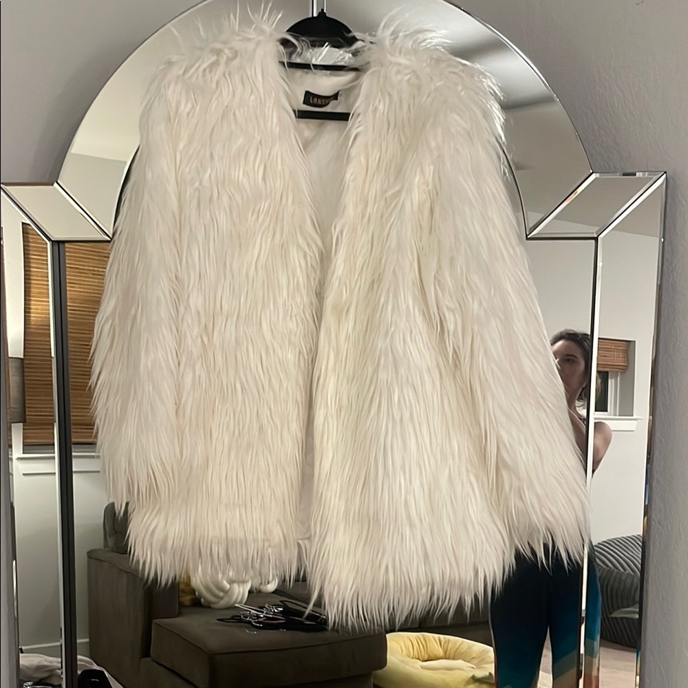 Lulu's Elegant Cream Teddy Jacket